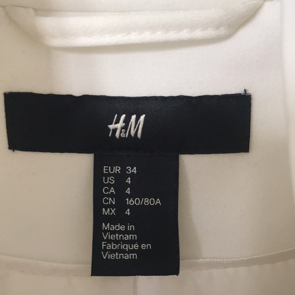 H&M women’s white blazer - Picture 4 of 7
